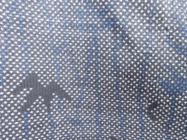 JAPANESE KIMONO / ANTIQUE KIMONO / DORO OSHIMA TSUMUGI / SILK / WOVEN BAMBOO GRASS / 5MARUKI